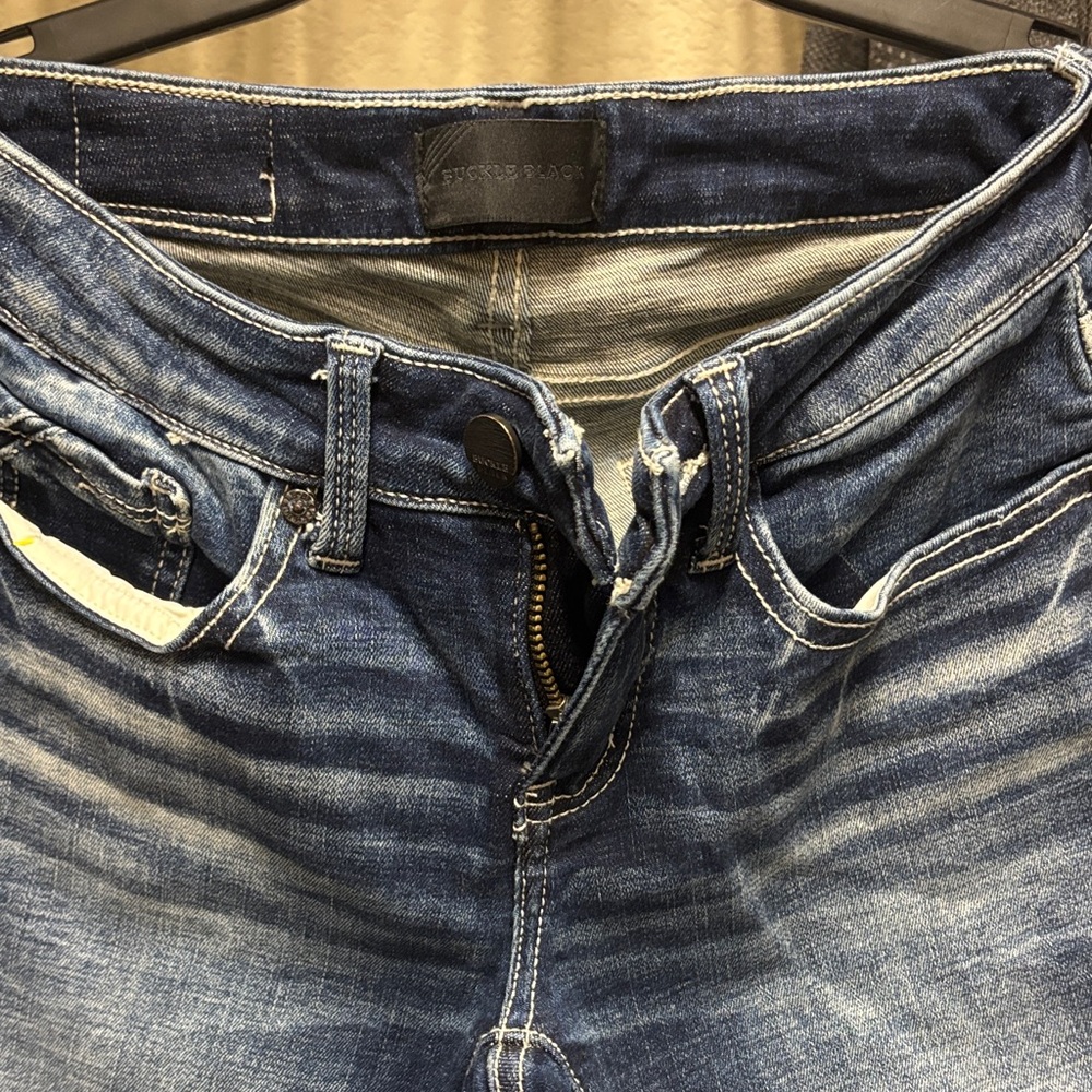 Buckle Black Skinny Jeans